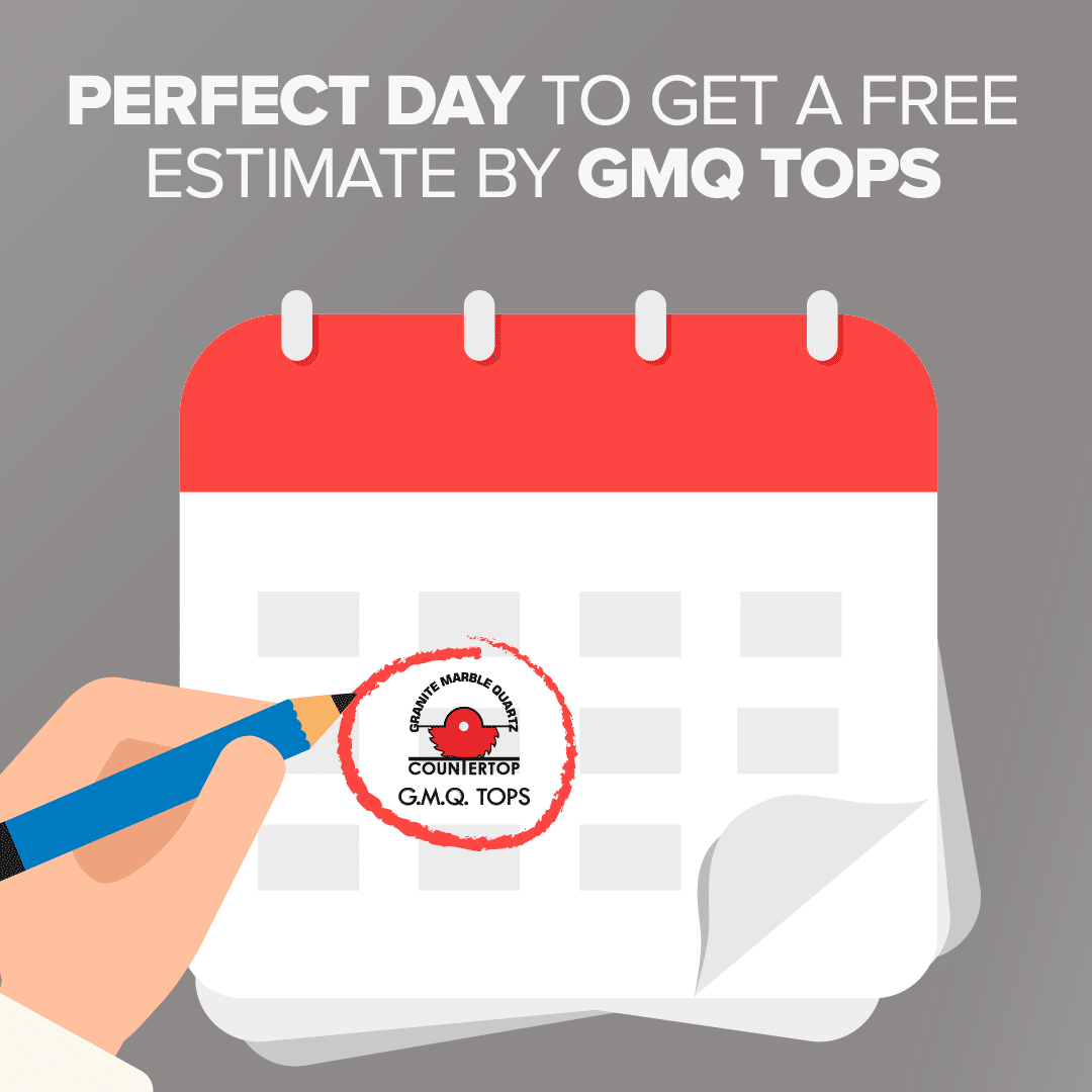 Perfect day to get a free estimate by GMQ Tops!