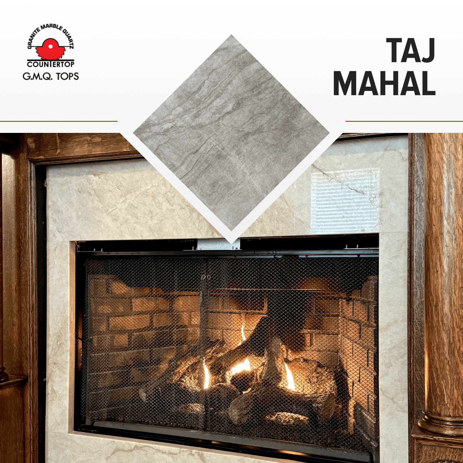 Taj Mahal Marble for Fireplaces