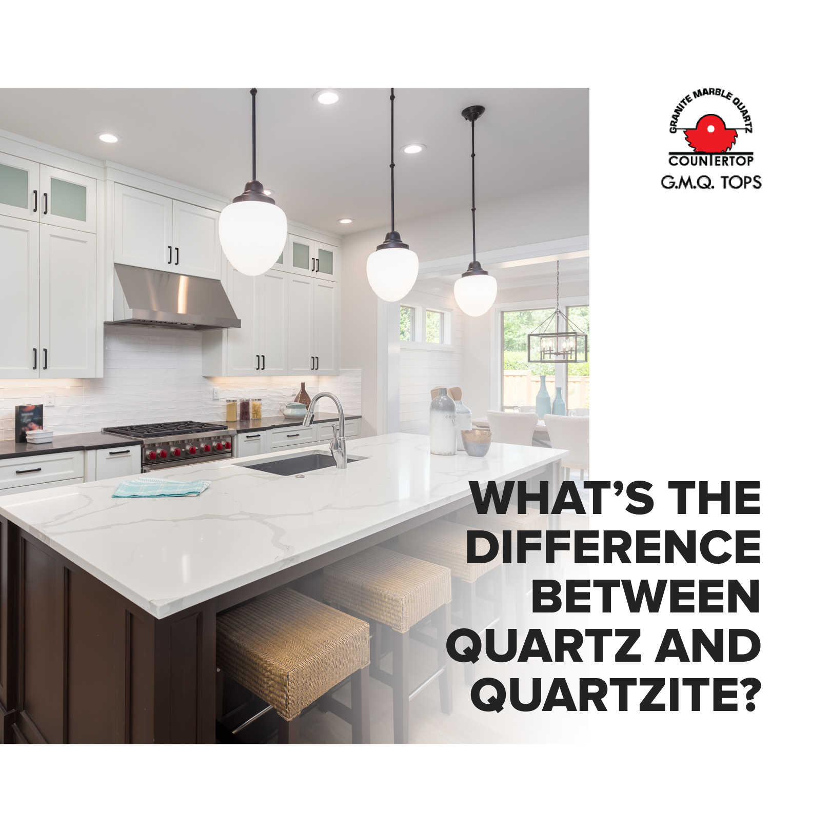 Granite Countertops GMQ Tops - What’s the difference between quartz and