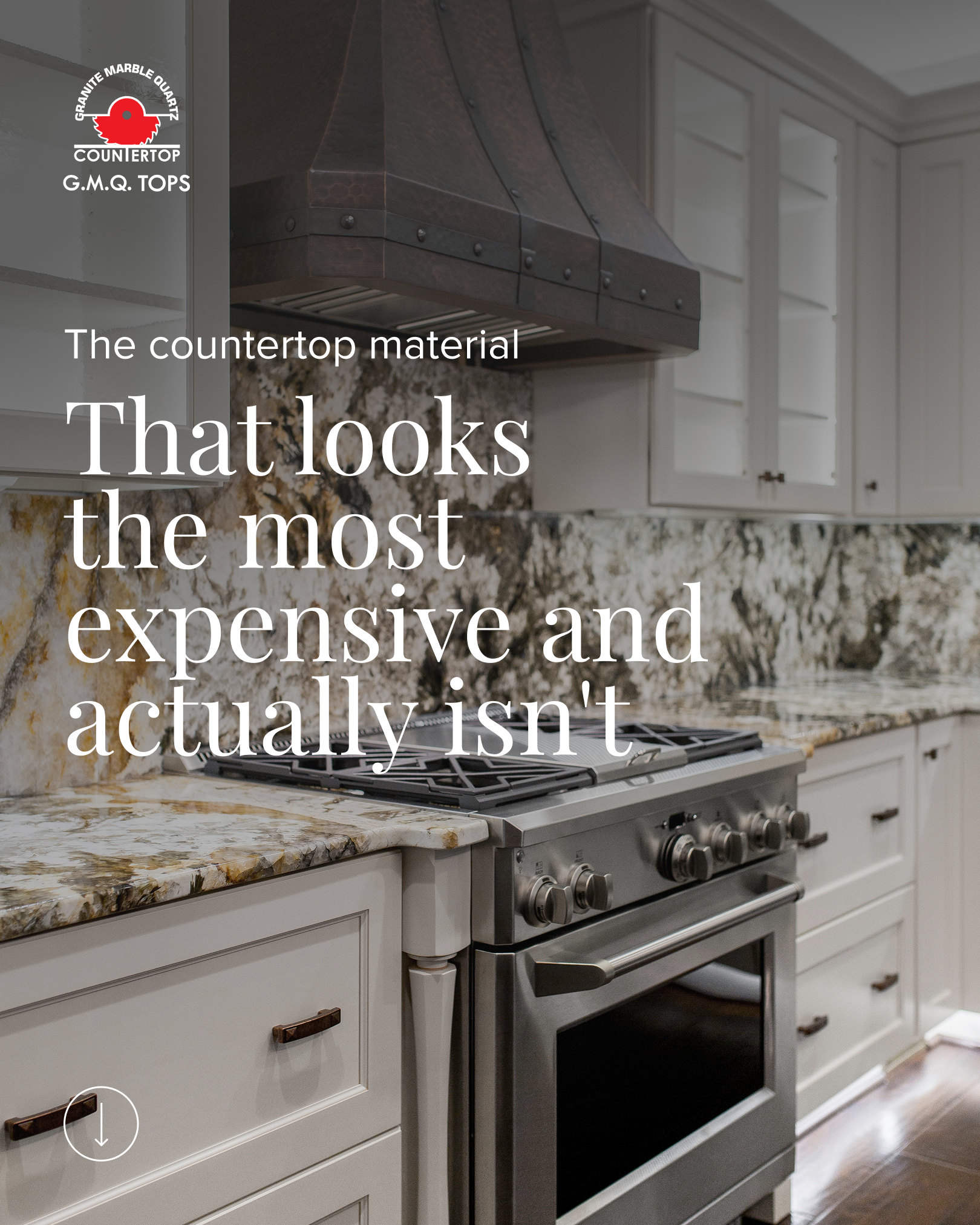 The countertop material that looks the most expensive and actually isn’t