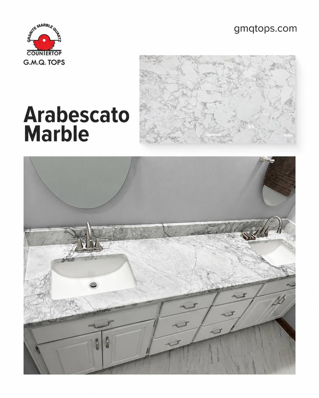 Every vein in Arabescato Marble tells a story.